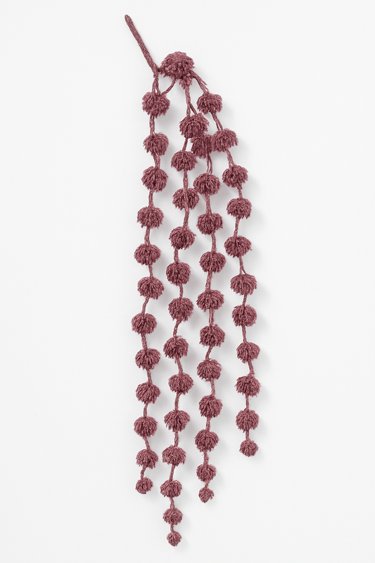 Goldline- Weihnachts Hängezweig rosa mit Glitzer 110cm