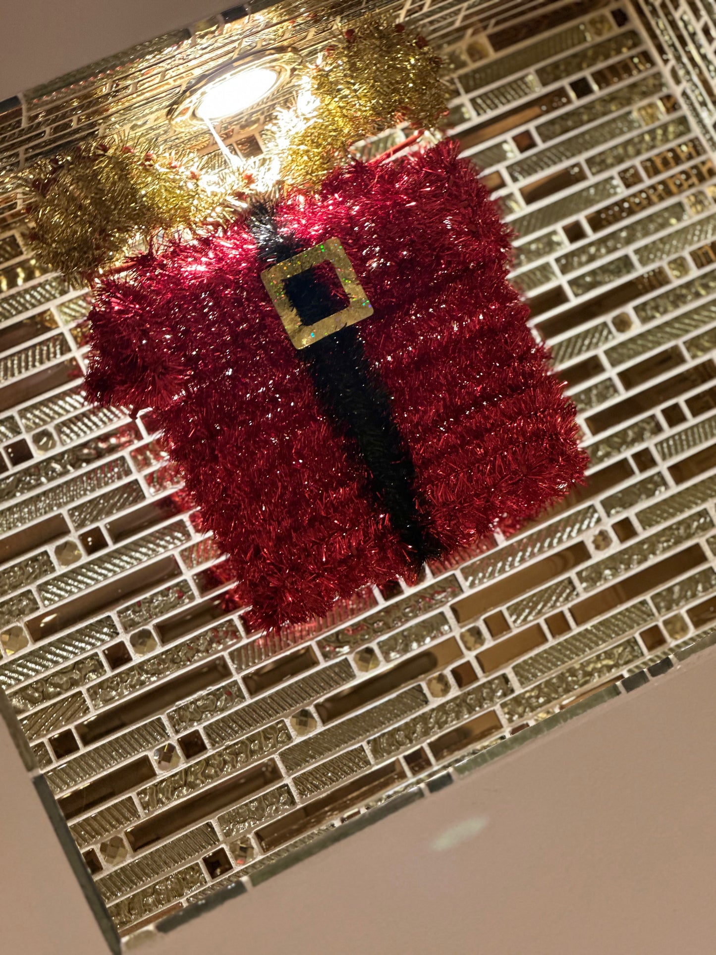 Goldline- Weihnachts Geschenk Anhänger groß 30cm x 26cm x 1cm