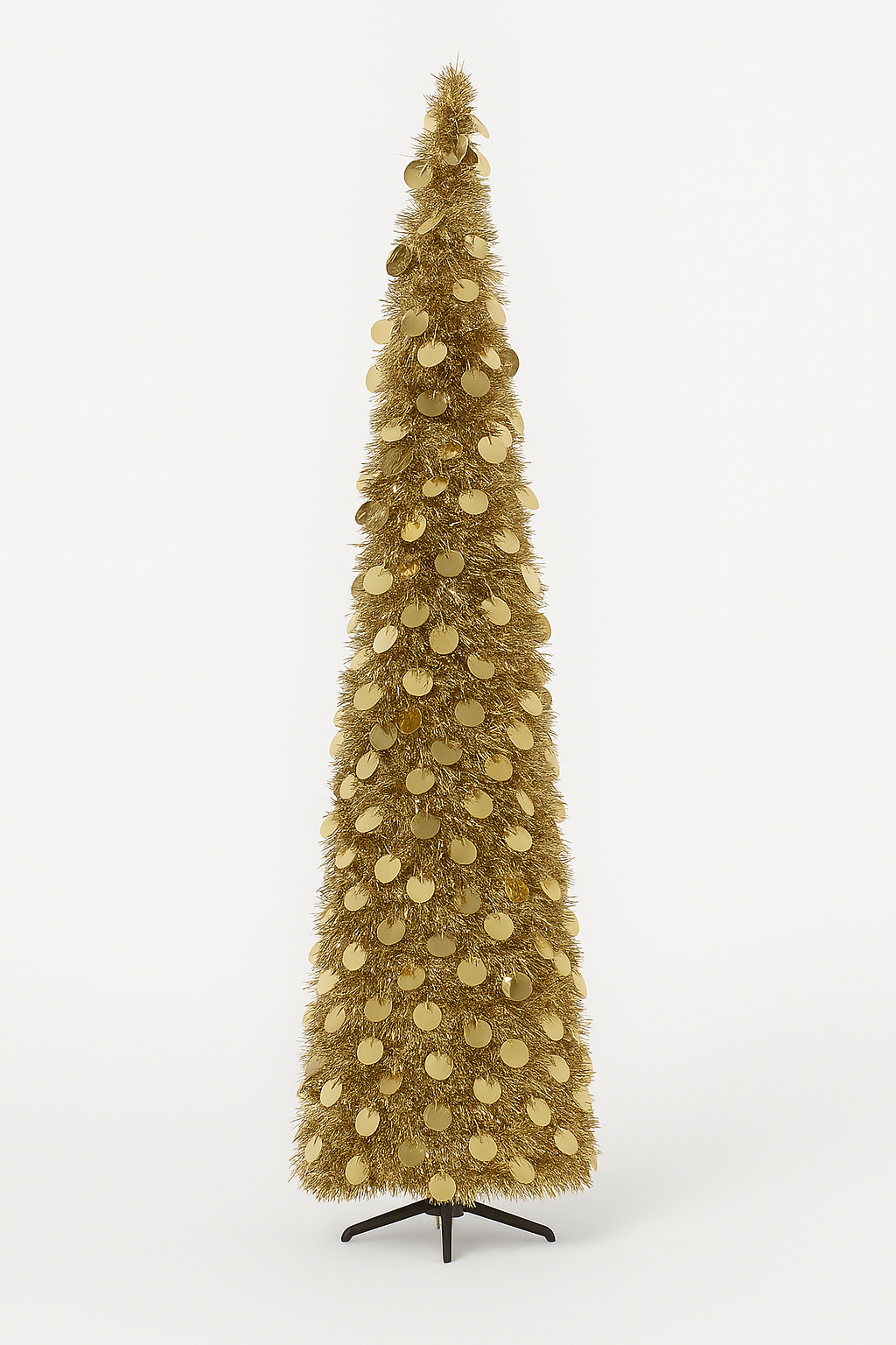 Goldline- Glitzer Baum in Gold  150 cm