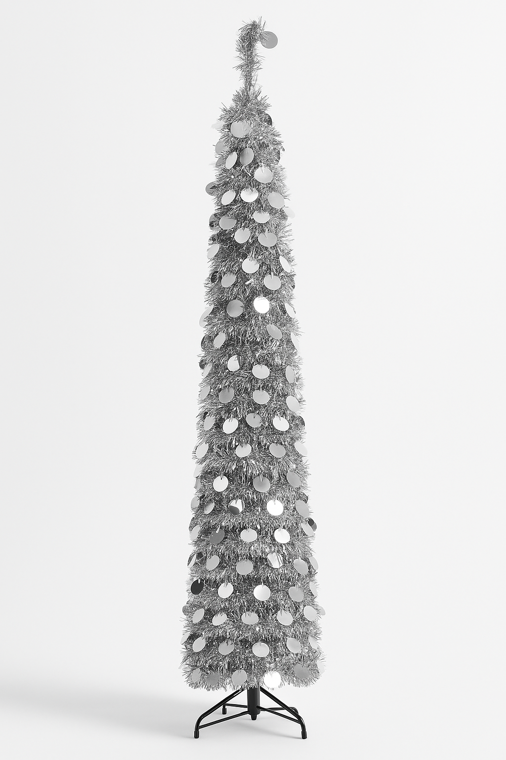 Goldline- Glitzer Baum in Silber  150 cm