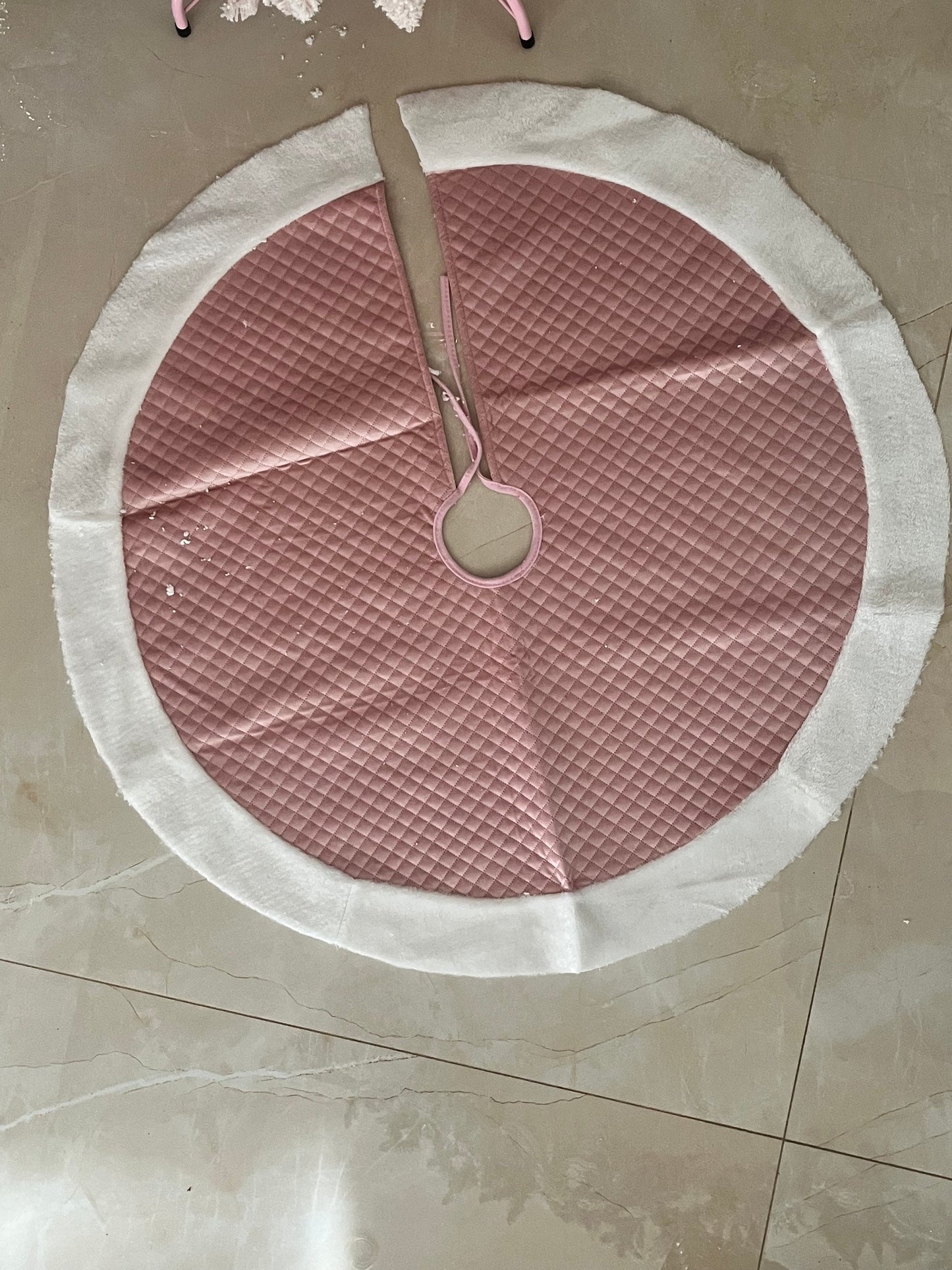 Goldline- Weihnachts Baumrock in rosa, 90 cm