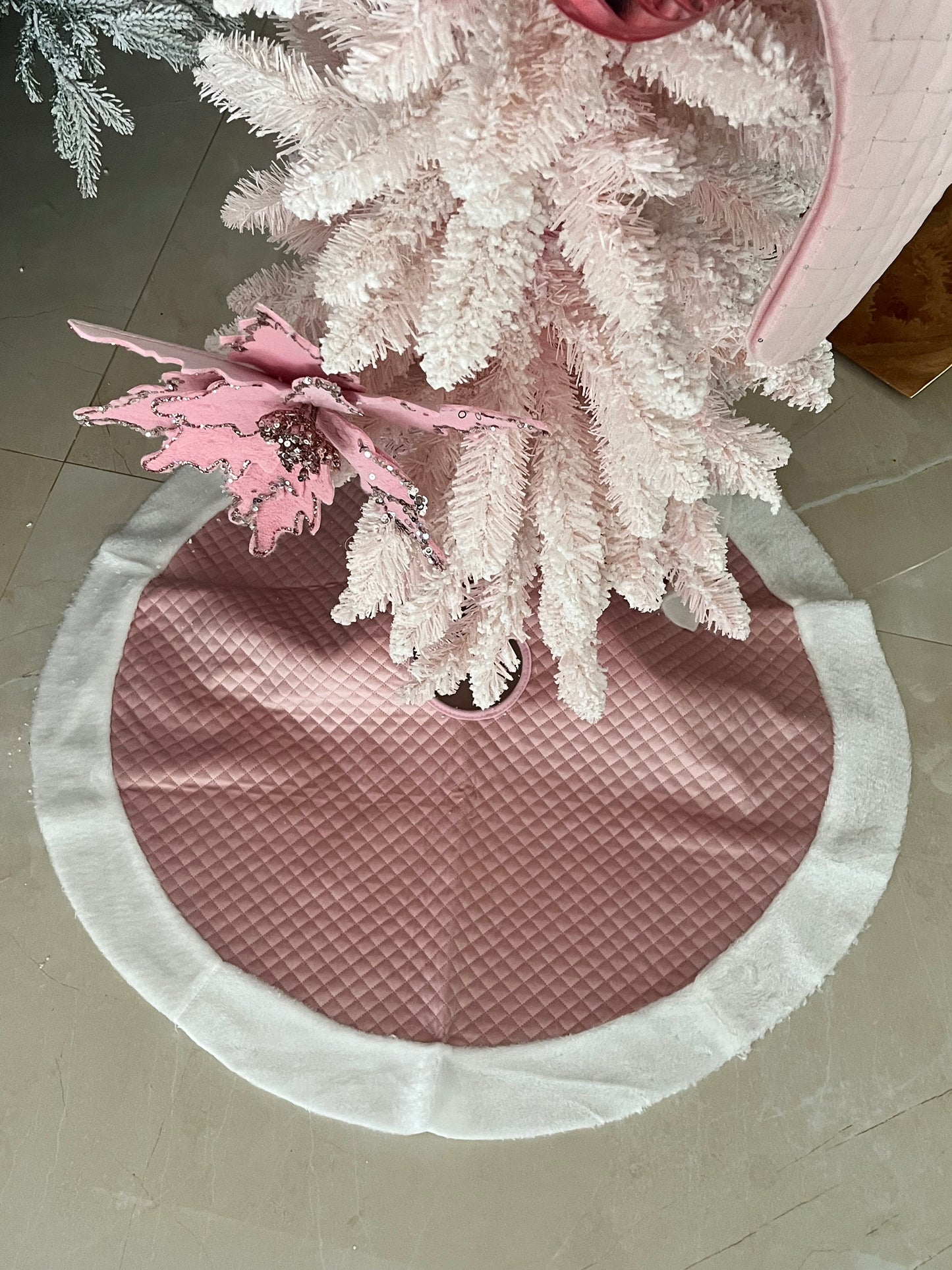 Goldline- Weihnachts Baumrock in rosa, 90 cm