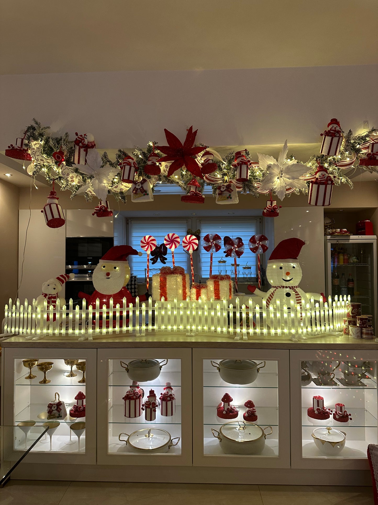 Goldline- Weihnachts Candy Lollis 3er set mit Beleuchtung 48 LEDs 62cm Indoor & Outdoor