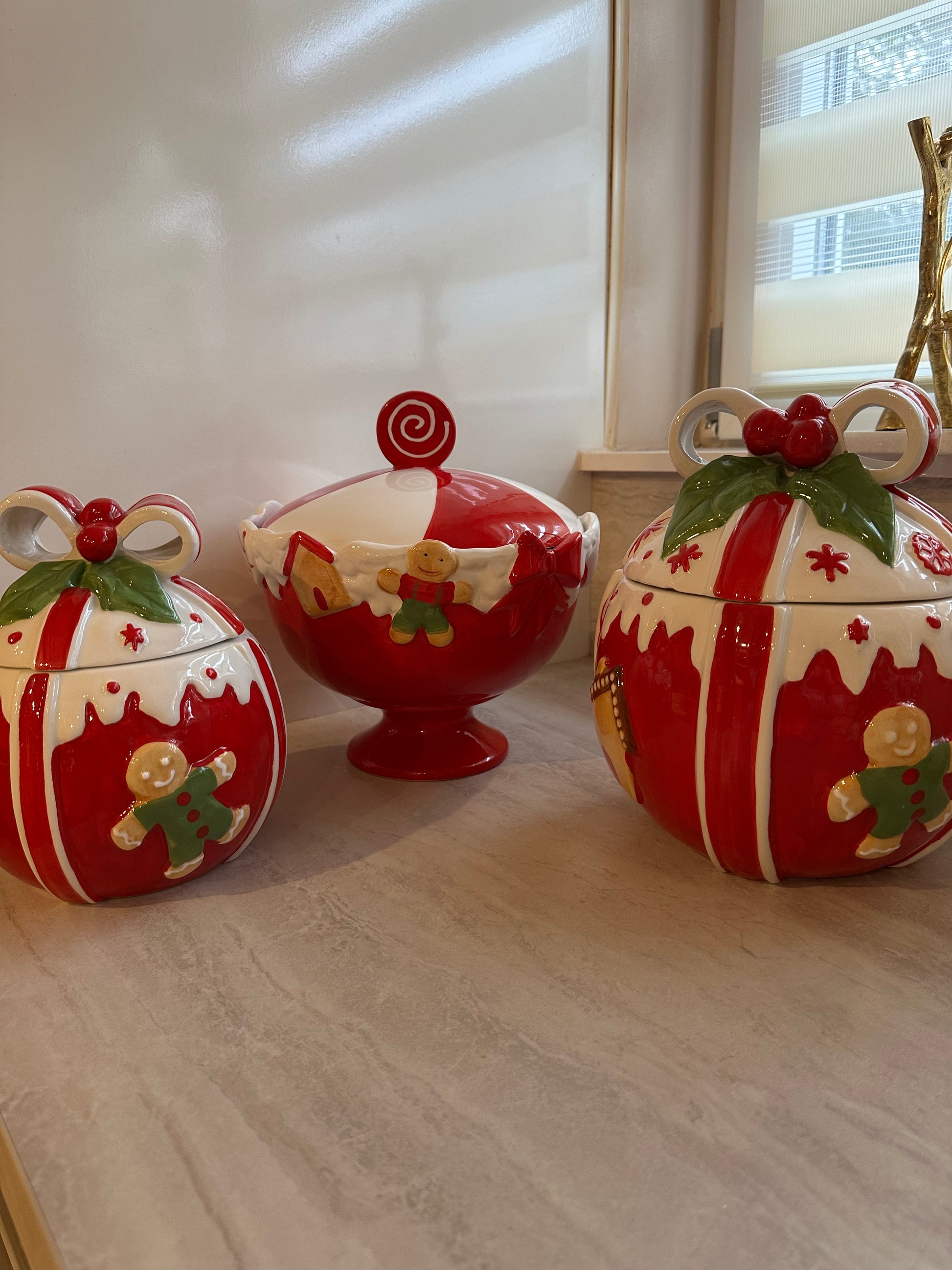 schale aufbewahrung Goldline- Candy XL Schale/Aufbewahrung mit Deckel Lebkuchen und Candy – Goldline-Homedecor