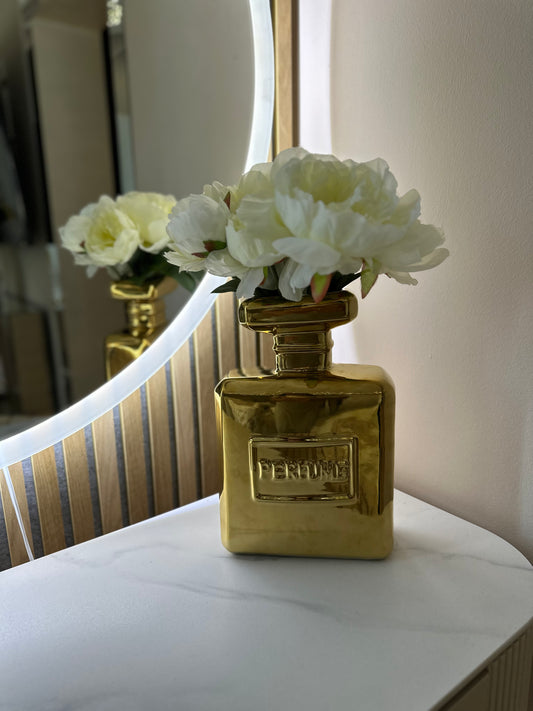 Goldline-Parfüm Vase Gold